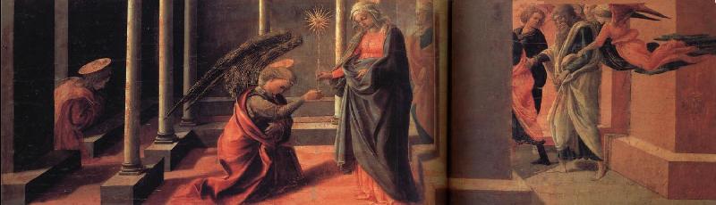 Fra Filippo Lippi Annunciation of the Death of the Virgin and Arrival of the Apostle